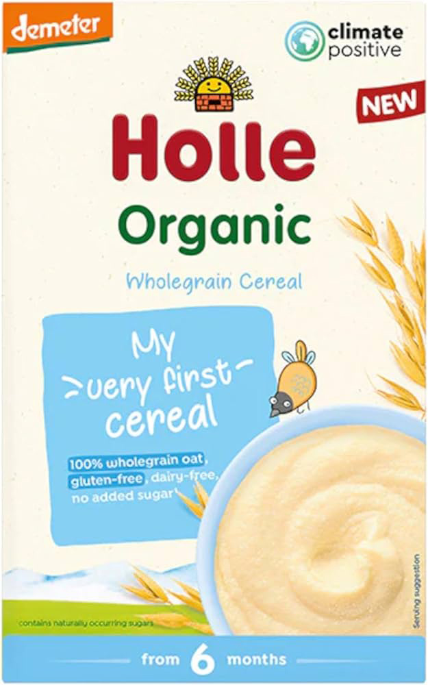 Каша овсяная Holle Organic безглютеновая, безмолочная 