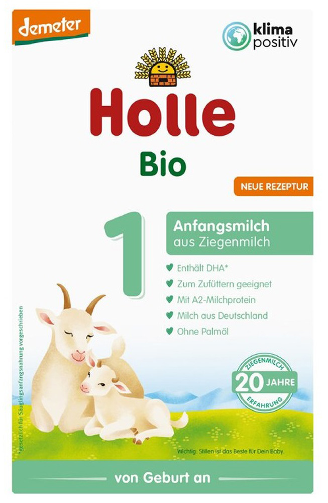 Holle Bio-Ziegenmilch 1 ab der Geburt 