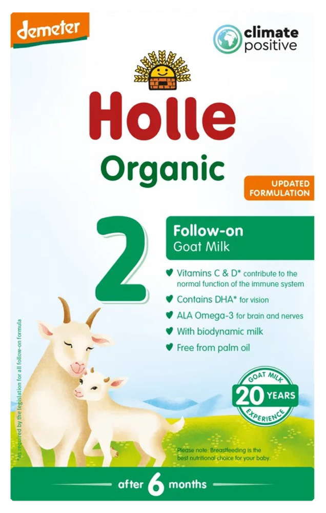 Holle Organic Goat Milk 2 next  