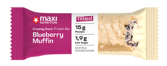 Maxi Nutrition Baton proteinowy smak jagodowej babeczki