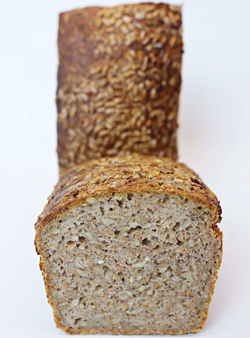 Brot Gutes Vollkornbrot mit Sonnenblumenkernen 