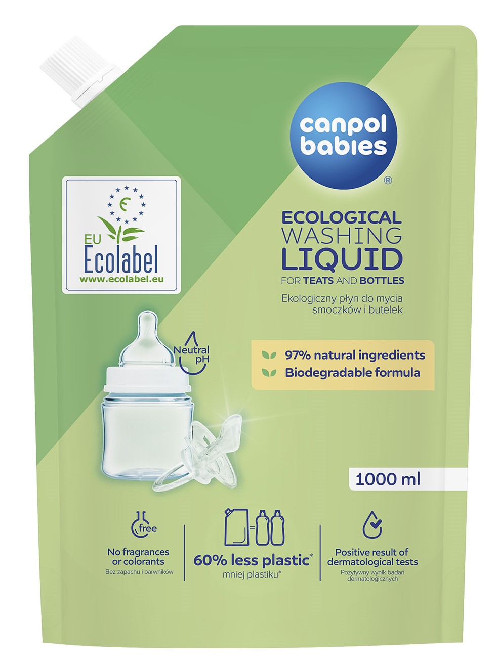 Canpol Babies Líquido ecológico para lavado de biberones y chupetes 