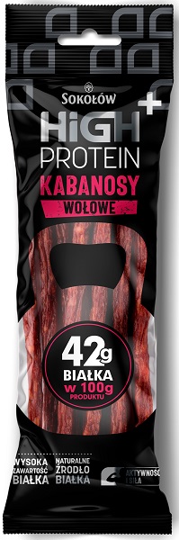 Sokołów High Protein kabanosy wołowe