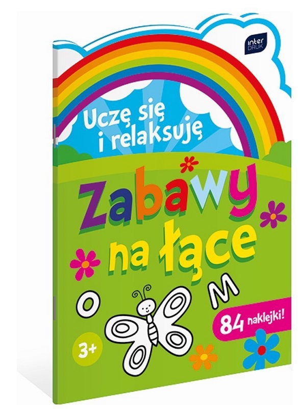 Interdruk Uczę się i relaksuję  Zabawy na łące Kolorowanka z naklejkami