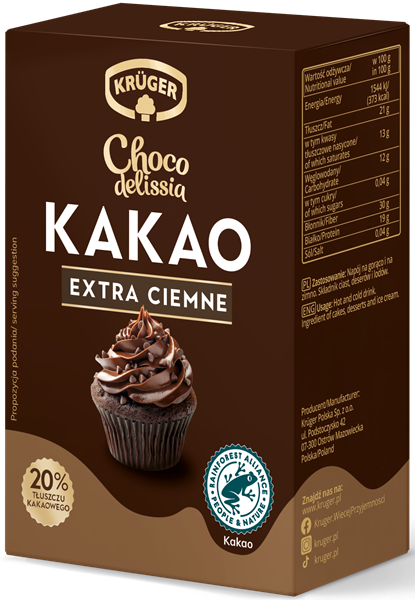 Kruger Chocodelissia cacao extra oscuro 