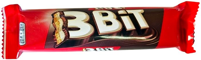 3 Bit Bar in milk chocolate  