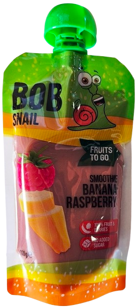 Bob Snail Ślimak Bob Przecier  Banan-malina