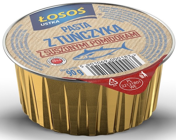 Łosoś Ustka Pasta z tuńczyka z suszonymi pomidorami