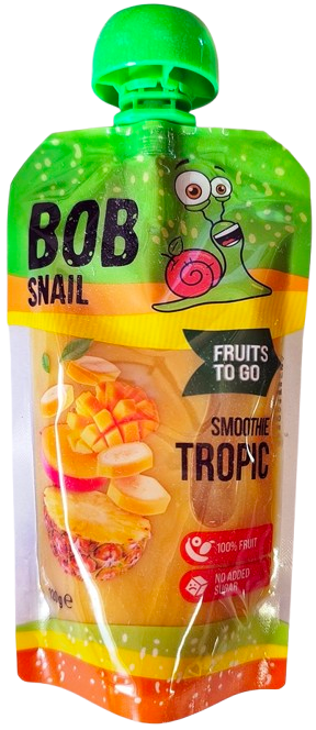 Bob Snail Bob Snail Пюре из банана, ананаса и манго 