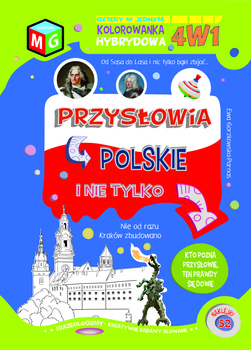 Multigra Przysłowia polskie i nie tylko kolorowanka 4 w 1 Kolorowanka hybrydowa