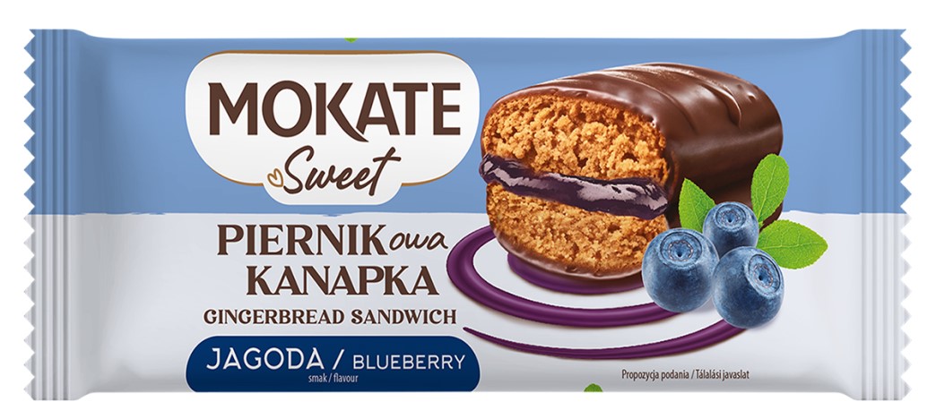 Mokate Blueberry gingerbread sandwich  