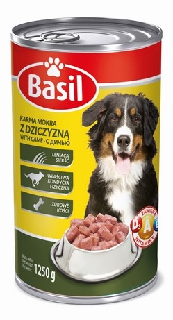 Basil Dog Food with Game  