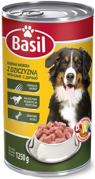 Basil Karma dla psa z dziczyzną
