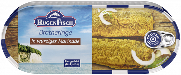 Arenque frito en salsa de especias de Rugen Fisch 