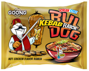 Goong Bulldog Instant kebab dish  