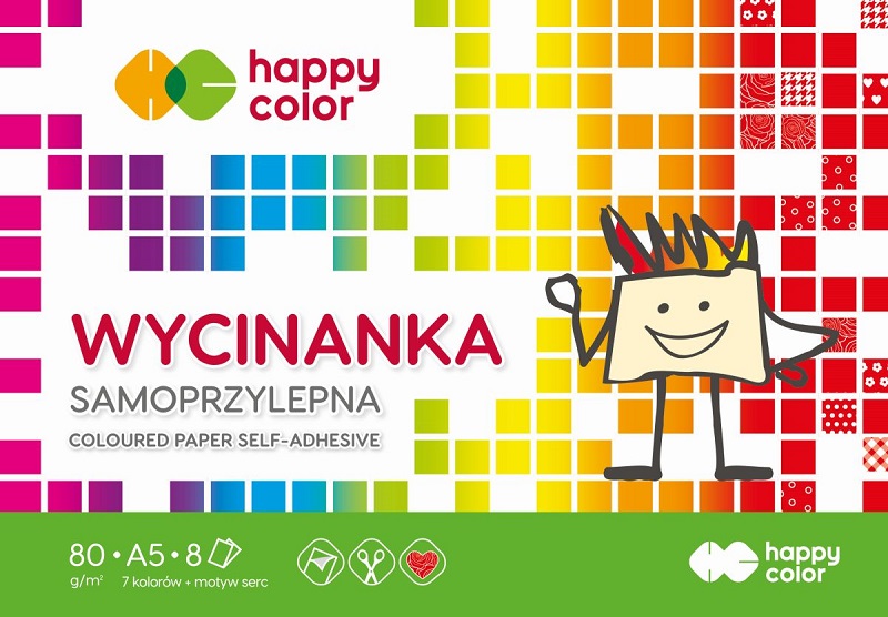 Happy Color Wycinanka samoprzylepna A5