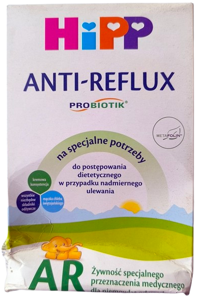 HiPP AR (Anti-Reflux) Żywność przeznaczenia medycznego dla niemowląt 