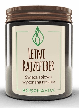 Bosphaera Sojowa świeca zapachowa Letni Rajzefiber