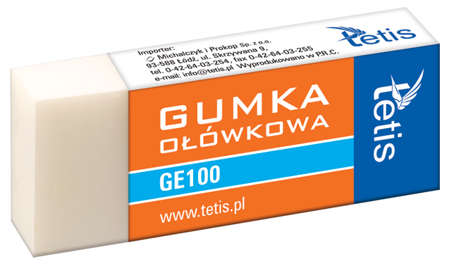 Tetis gumka ołówkowa GE 100