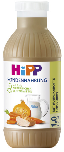 HiPP Produkt dojelitowy z kurczakiem, marchewką i dynią, żywność specjalnego przeznaczenia medycznego