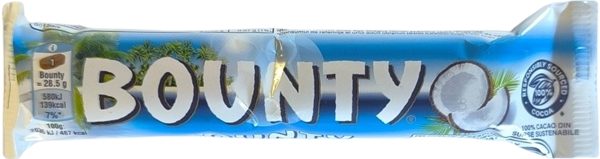 Bounty Baton z nadzieniem kokosowym oblany czekoladą