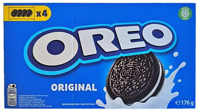 Oreo Original ciastka kakaowe  z nadzieniem waniliowym