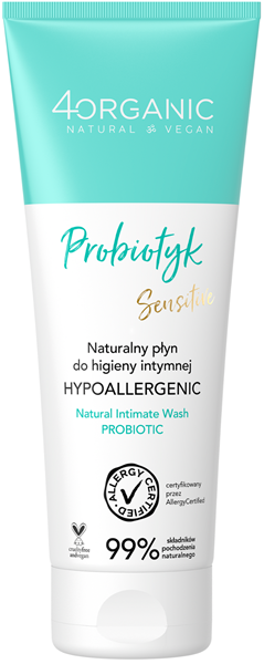 4ORAGNIC Naturalny płyn do higieny intymnej Probiotyk