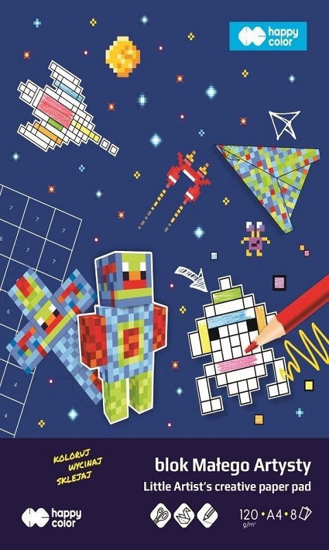 Happy Color Blok Małego Artysty A4 Pixi Planet