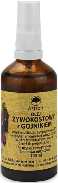 Astron Olej żywokostowy z gojnikiem