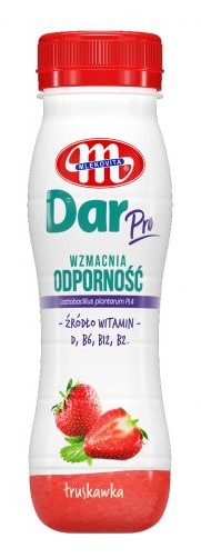 Mlekovita serwatka DarPro o smaku truskawkowym
