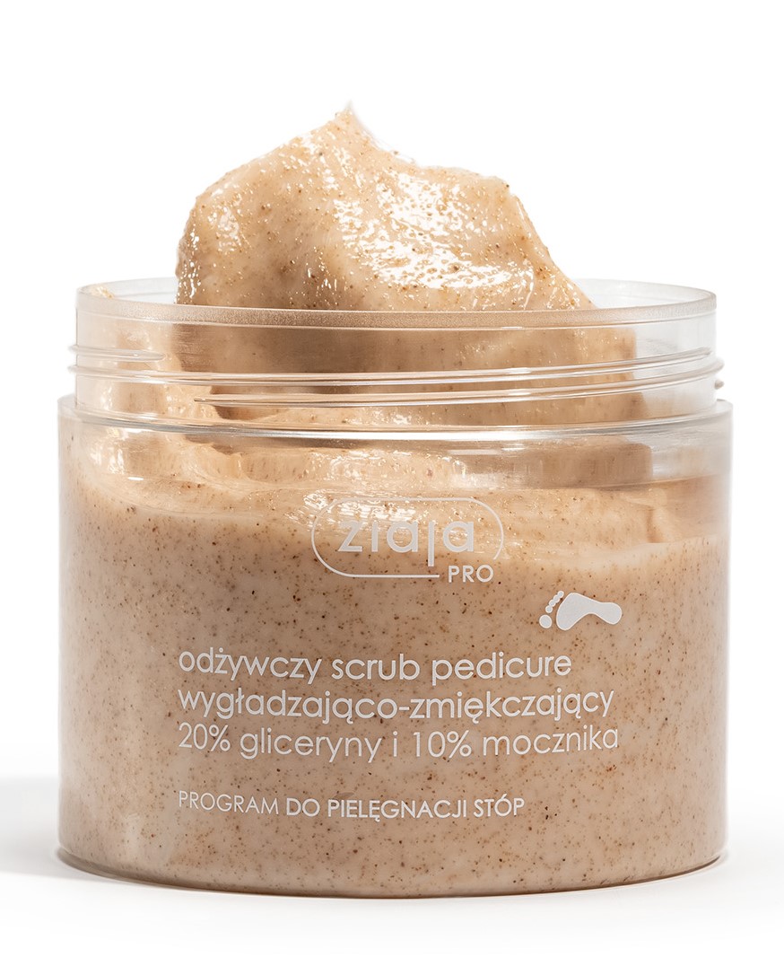 Ziaja Odżywczy scrub pedicure  wygładzająco-zmiękczający 20% gliceryny i 10% mocznika