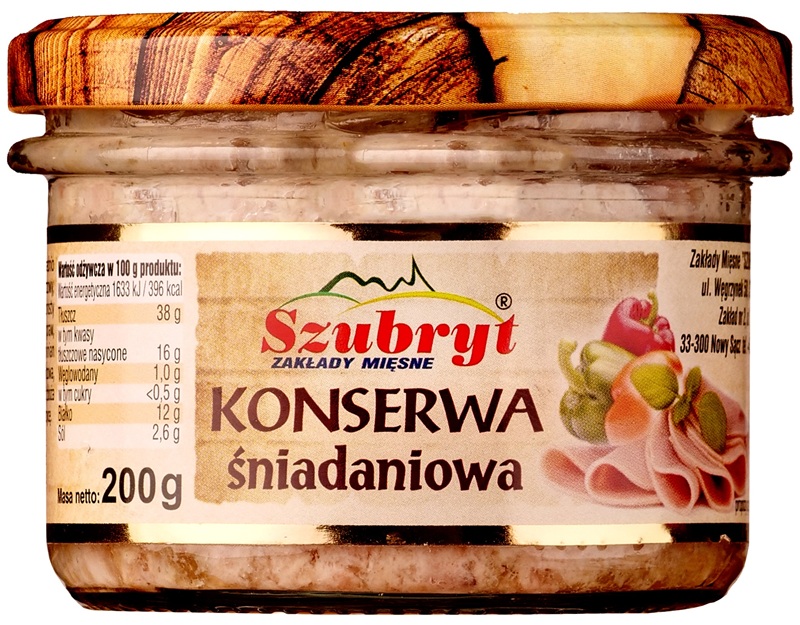 Szubryt Konserwa śniadaniowa