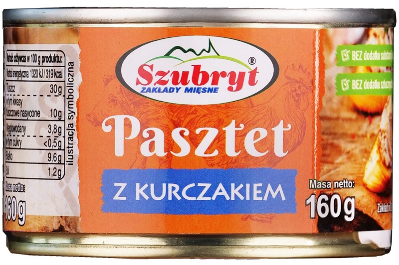 Szubryt Pasztet z kurczakiem