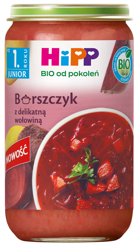 HiPP BIO od pokoleń, Barszczyk czerwony z delikatną wołowiną