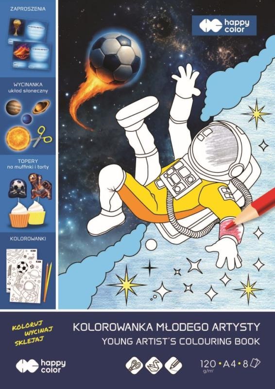 Happy Color Kolorowanka Młodego Artysty Cosmo Ball A4