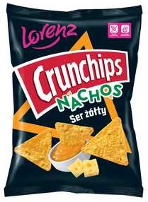 Crunchips Chipsy kukurydziane Nachos ser żółty