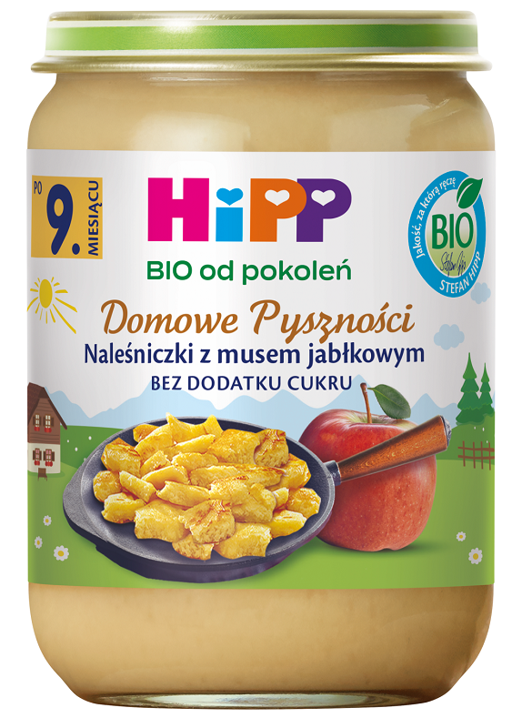 HiPP BIO od pokoleń, Naleśniczki z musem jabłkowym
