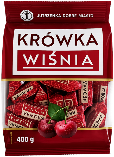 Jutrzenka Dobre Miasto Krówka  wiśniowa