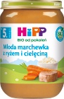HiPP Młoda marchewka z ryżem