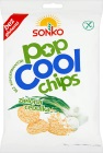 Sonko chips POPcool , grignotines de maïs oignons verts