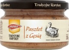 Manjares tradicionales de ganso pollo paté de cerdo y