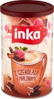 Inka z czekoladą i malinami