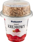 Bakoma Jogurt kremowy z malinami i