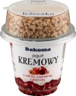 Bakoma Jogurt kremowy z wiśnią,