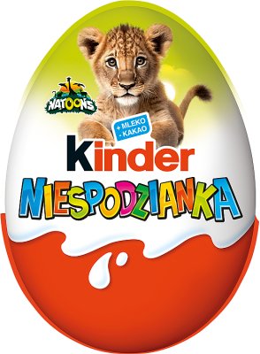 Kinder Niespodzianka jajko  w mlecznej czekoladzie