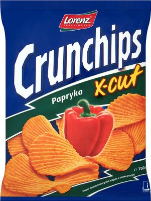 Crunchips X-Cut chipsy  paprykowe