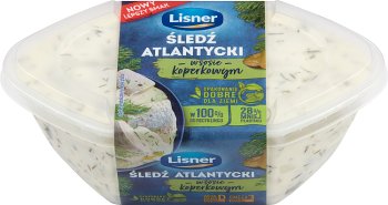 Herring fillets in dill sauce