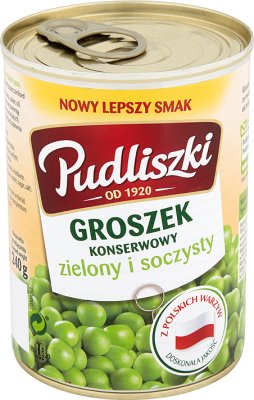 Pudliszki groszek konserwowy