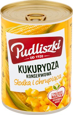 Pudliszki kukurydza konserwowa