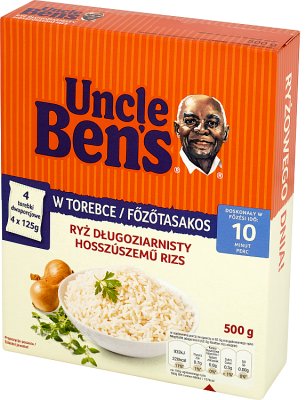 Uncle Bens ryż biały długoziarnisty w torebkach
